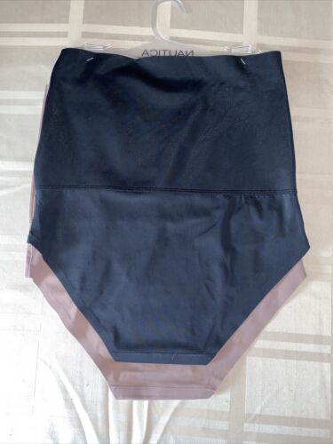 NAUTICA INTIMATES NT7239 2PKD MF SEAMLESS SHAPING BRIEF PANTIES GREAT FIT! NWT