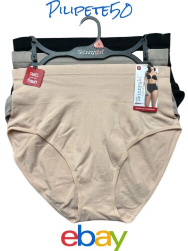 Skinnygirl Shaping Seamless Briefs Size SMALL 3  pair Style SG7062 New