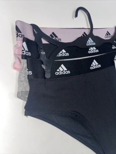 Adidas Women's 3-PK Cotton Hipster~Underwear 4A1H31 (Size XL) NWT MSRP $36