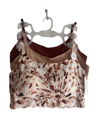 Danskin Intimates Invisible Support  BRAS,~Multicolor ~3 Items-Per Set~DS3795~XL