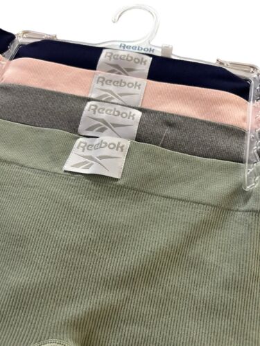 Reebok Women’s Seamless Botshorts~Stretch Panties 4-Pack~Large~Multicolor~COMFY