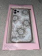 Kate Spade Phone Case for iPhone 11 Pro Max Reverse Hollyhock Floral W/Gemstones