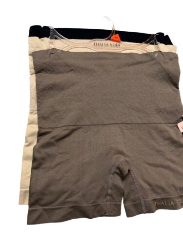 Thalia Sodi Knit Waist Shaping Shorts~Firm Control Shapewear~ MED ~3 Pk~Style ❤