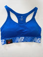 New Balance Medium Impact Sports Bra~Style R000542 Sz XL~ELECTRIC BLUE~REAR FIND