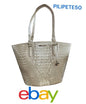 Brahmin Small Bowie Stardust Melbourne  Leather Bag-Double Handle UNIQUE!