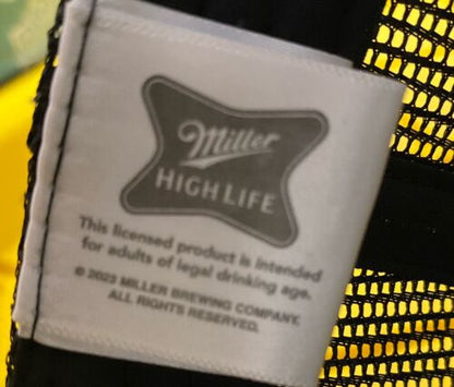 Miller High Life Cap Mad Engine SnapBack Adjustable Black Adult