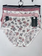 LAURA ASHLEY~5 Pack FIT PANTIES~MULTICOLOR~STYLE # LS9221~ALL SIZES~GREAT FIT!