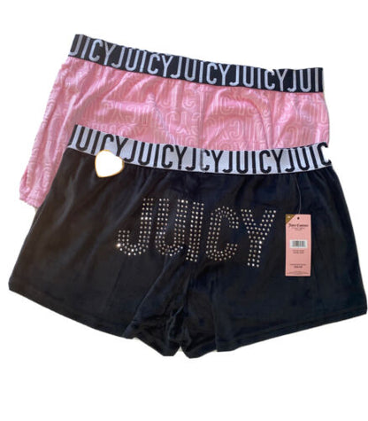 Juicy Couture ~ Women's Sleepwear Shorts Style JC7151  -2-Pair  ~ Medium ~CUTE!!