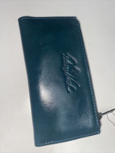 Patricia Nash~Nazari~ BLUE CORAL~P41906-Distress Leather Wallet- Beautiful!! NEW