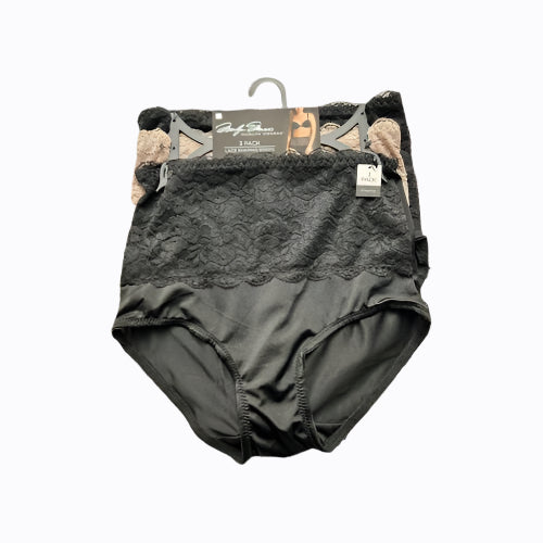 Marilyn Monroe 3pc Lace Shaping Briefs - Double Layer Tummy Panel
