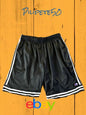 Champion Basketball Shorts Mens~Size Small Black Mesh~White Stripes~ Gym NEW