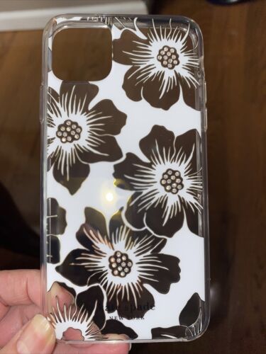 Kate Spade Phone Case for iPhone 11 Pro Max Reverse Hollyhock Floral W/Gemstones