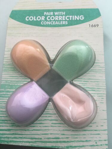 ECOTOOLS COLOR CORRECTING MINI SPONGES 4-PK