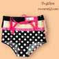 BETSEY JOHNSON 5 Pack- Hipster Barely There No Lines~Multicolor~Panty Sz. XL $52