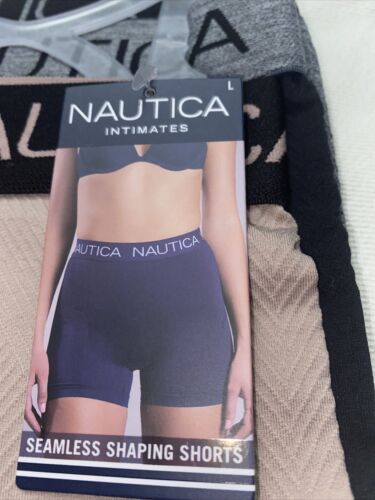 NAUTICA INTIMATES NT4027-3 SET~LARGE~SUPER SOFT BOYLEG SEAMLESS SHORTS-GREAT FIT