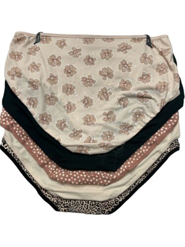 Marilyn Monroe 5pc MM5112~Super Soft~Mid-Rise Panties~2X Multicolor $42-PERFECT!