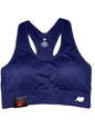 New Balance Medium Impact Sports Bra Style # 112011 Blue/Silver Size 2X
