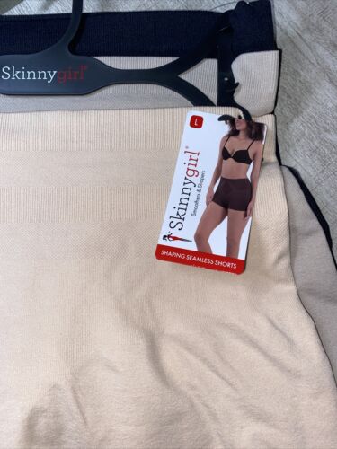 Skinnygirl Shaping Seamless Slip Shorts - Size Large, 3 Pair (Style SG7063) New