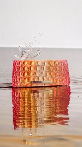 ✨New Women's Brahmin Melbourne Ady Leather Wallet INFUSION OMBRE Orange Genuine!