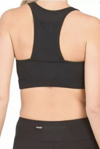 Reebok REW202BR01004~ Sport Bra Racerback~Black & White~Medium Support~ Size XL
