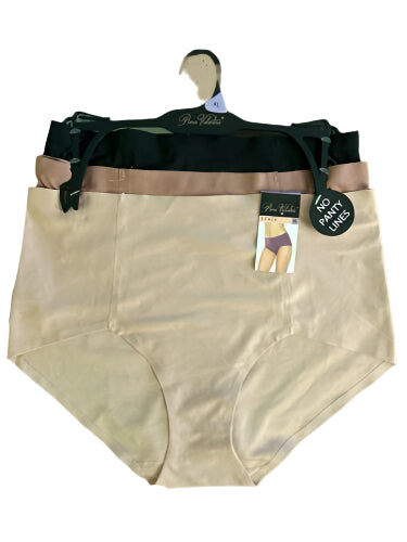 PRIMA VALENTINA 3 Pack PANTIES BRIEFS HI-CUT~77309~MULTICOLOR~SEAMLESS MF~XL