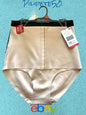 SKINNYGIRL SHAPING 2PCK ELASTIC BAND HOOK&EYE BRIEFS~WHITTLE YOUR WAIS~SG5487~L