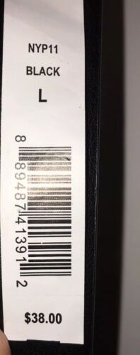 DKNY BELT REVERSIBLE DKNY LOGO ON ONE SIDE BLACK ON THE OTHER SKINNY MSRP $38.00