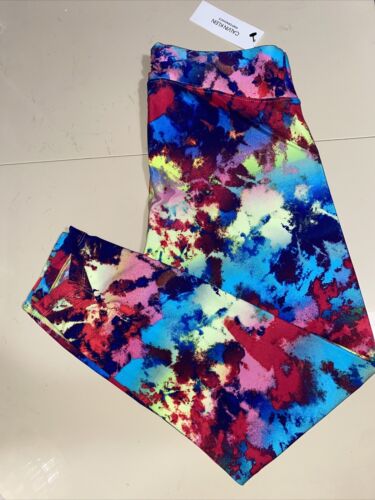 Calvin Klein Performance Women Art Printed High-Waist Legging ~ REAR FIND!!!