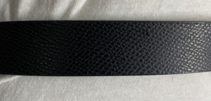 MICHAEL KORS BELT REVERSIBLE BLACK/MK LOGO TAN GOLD MK LOGO BUCKLE SKINNY