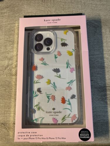 Kate Spade iPhone Case 13 ProMax & 12 ProMax Floral  NIB ~ MAGSAFE ~ 6.7  UNIQUE