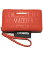 STEVE MADDEN WALLET WRISTLET ORANGE STAMPED LOGO "SO NICE"!!!!