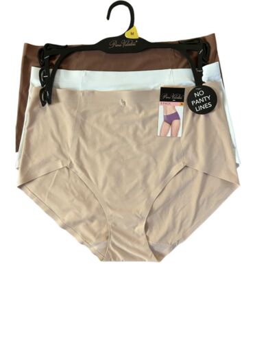 PRIMA VALENTINA 3 Pack PANTIES BRIEFS HI-CUT~77309~MULTICOLOR~SEAMLESS MF~LARGE