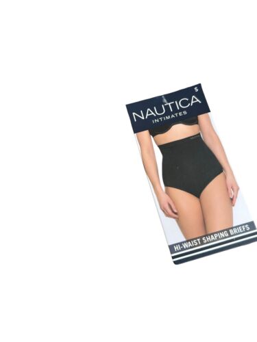 NAUTICA NT7128 2PKD SEAMLESS HI WAIST SHAPING BRIEF PANTIES~SMALL~GREAT FIT!