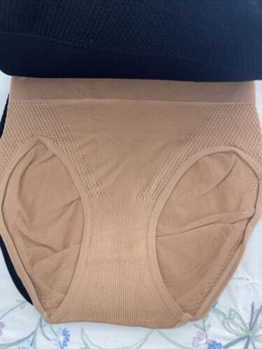 Kathy Ireland Seamless Shaping Briefs Panties Firm Control  L