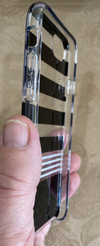 Kate Spade Protective Case for iPhone 6/6S/7/8 Clear With Black/White Stripes