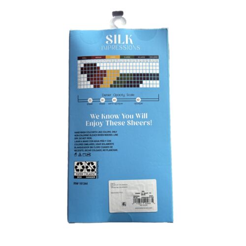 Silk Impressions   Sheer For All Day. 20 Denier  Beige 4-pack sealed XXL