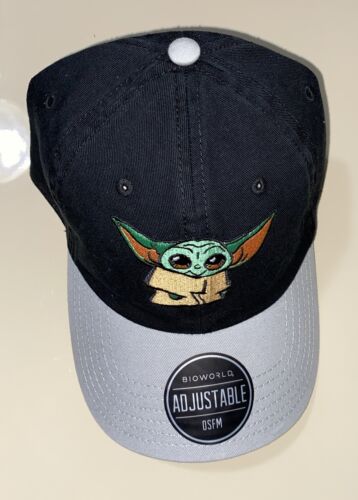 Mandalorian The Baby Yoda Cap Adjustable Star Wars Bioworld One Size Fits All