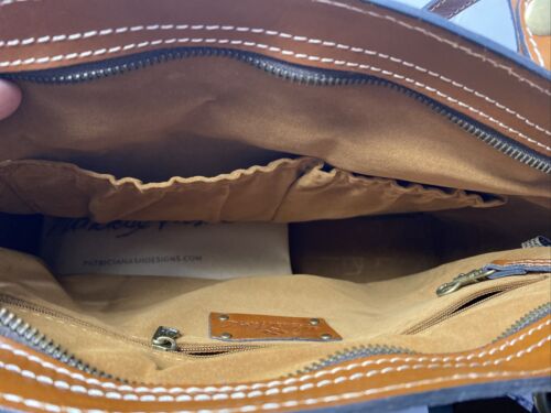 PATRICIA NASH ~ TOOLED Floral ~Florence LEATHER Tote P53207~ UNIQUE & SPACIOUS!