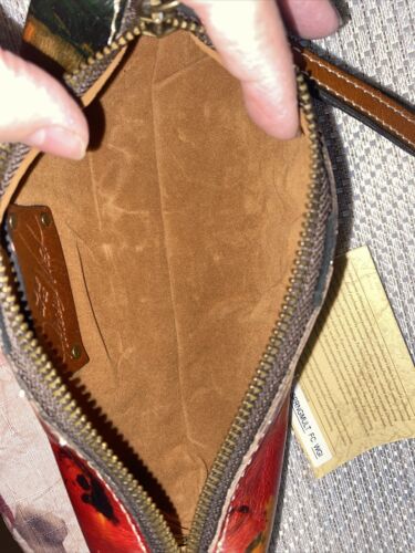 Patricia Nash Isla Oblong Italian Leather Wristlet Isla-Spring Multi P50601