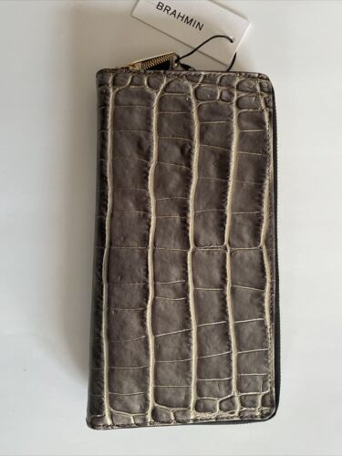 BRAHMIN Skyler Sterling Miravet Genuine Leather Wristlet/Wallet NEW~REAR FIND!!!