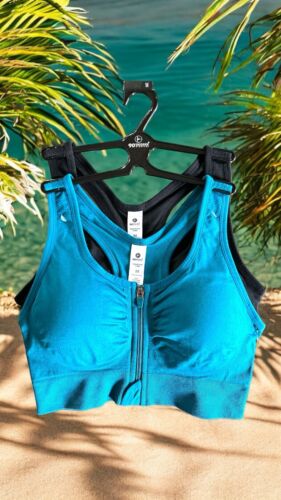 90 Degree By Reflex-Full Support Sport Bra~Multicolor -2 Pack-Regular-ALL SIZES!