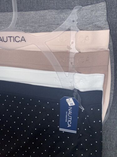 NAUTICA INTIMATES NT9611~5PK~2X~ SUPER SOFT HIGH WAIST BRIEF PANTIES~GREAT FIT!