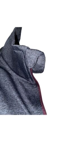 Eddie Bauer Half Zip, Mock Neck Pull Over Shirt  Ebony Medium~Sweater Pullover