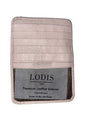 Lodis Blush Pink RFID Protection Card Case Window ID Genuine Leather Wallet