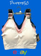 Delta Burke 3-Pack Seamless Bras Size 2X Soft Comfort Lounge Removable Pads NEW