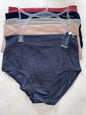 NAUTICA INTIMATES NT3042~5PK~L~ SUPER SOFT HIGH WAIST BRIEF PANTIES~GREAT FIT!