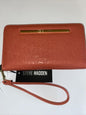 STEVE MADDEN WALLET WRISTLET STAMPED LOGO PAPAYA Zip Around STYLE!!!!