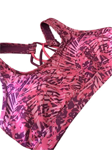 Jockey Women’s Sports Bra ~ Low Impact Support~Red & Violet~ Size Large~NEW
