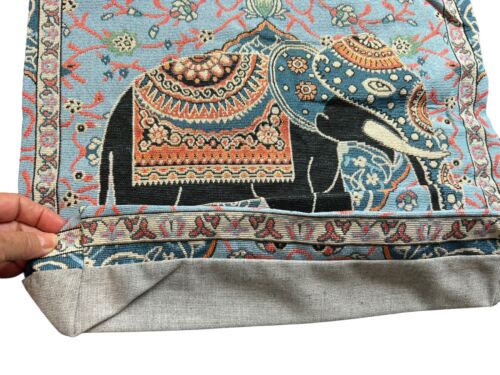 Elephant Tapestry Style~Women Tote Double Handle Large Bag~Multicolor Design~NEW