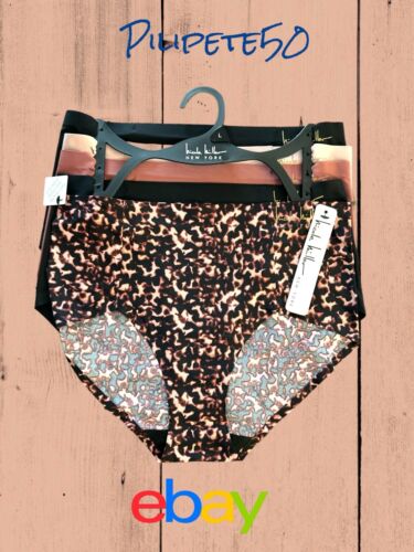 NICOLE MILLER~5 Pack FIT PANTIES~NO SHOW MID-RISE MULTICOLOR~ALL SIZES~GREAT FIT